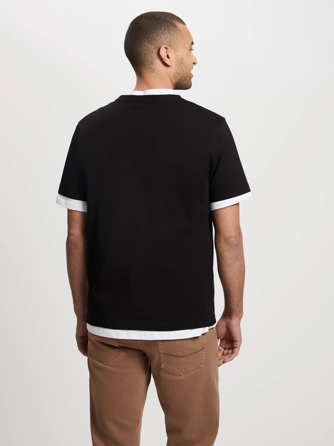 T-shirt męski bawełniany Cross Jeans 16060-020 M Czarny (8697319728385) - obraz 2