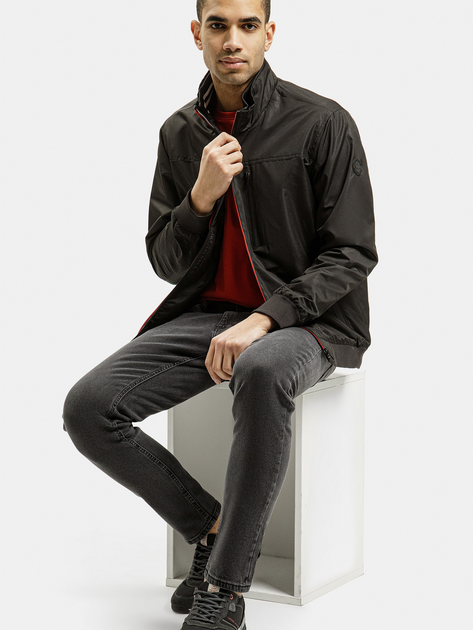 Футболка бавовняна довга чоловіча Cross Jeans 16107-007 L Червона (8697319729894) - зображення 3