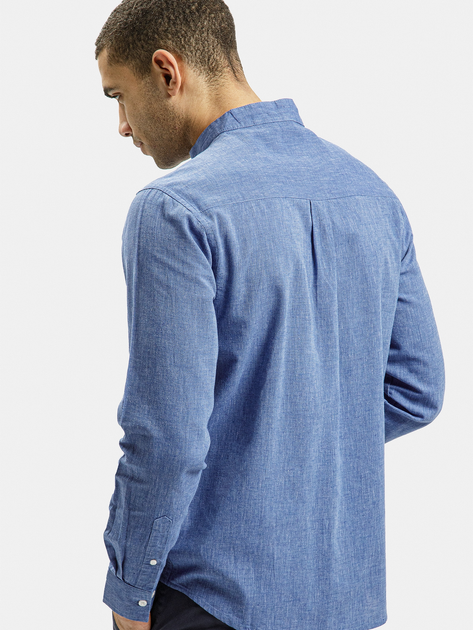 Koszula męska bawełniana Cross Jeans 35602-005 M Niebieska (8697319764772) - obraz 2