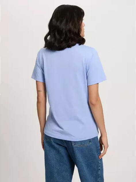 Футболка бавовняна жіноча Cross Jeans 56157-496 L Лавандова (8697319731538) - зображення 2