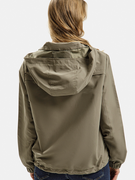 Kurtka wiatrówka damska z kapturem Cross Jeans 81274-002 M Khaki (8697319736267) - obraz 2
