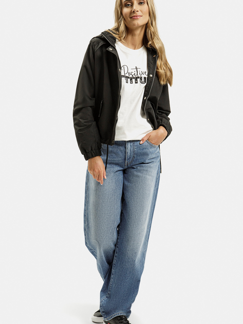 Вітрівка жіноча Cross Jeans 81274-020 S Чорна (8697319736151) - зображення 3