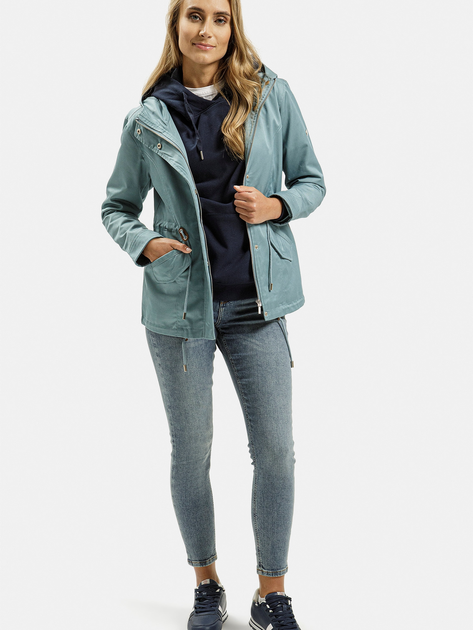 Вітрівка жіноча Cross Jeans 81276-081 XS Синя (8697319736472) - зображення 3
