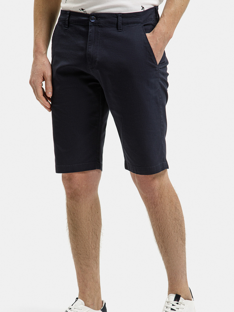 Spodenki męskie bawełniane Cross Jeans A 565-278 36 Granatowe (8697319604740) - obraz 1