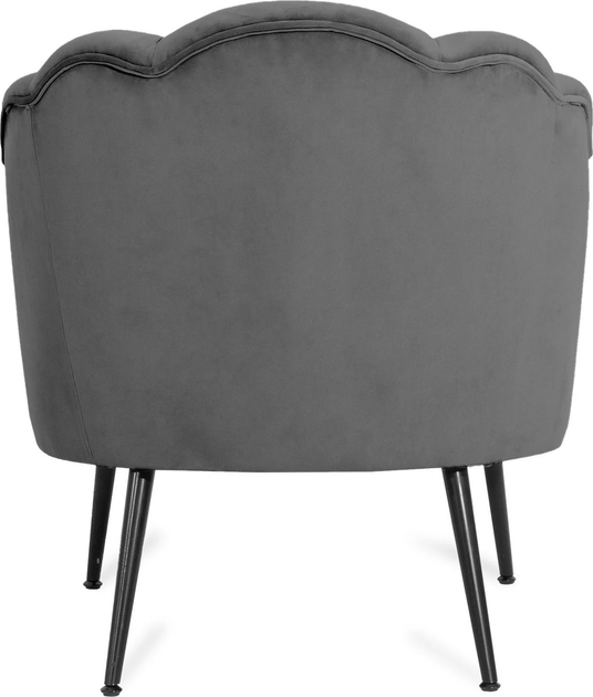 Fotel tapicerowany Homla ARIEL 65 x 71 x 76 cm Grey (5902869969847) - obraz 4