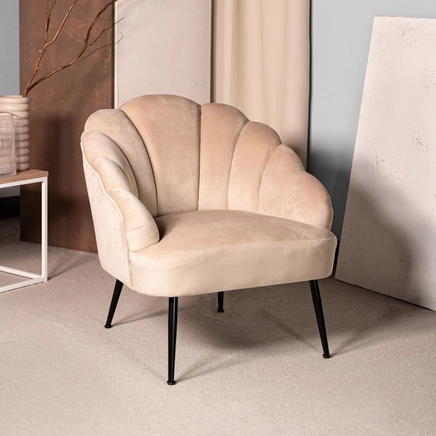 М'яке крісло Homla ARIEL 65 x 71 x 76 см Beige (5904183851679) - зображення 6