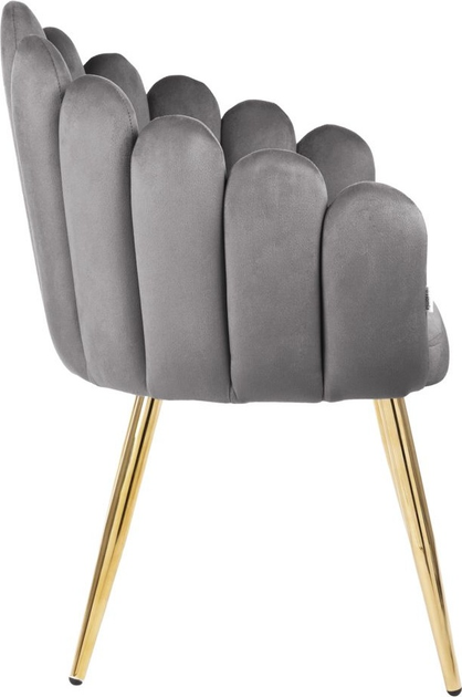 М'яке крісло Homla LANA 60 x 55 x 83 см Grey (5904183850023) - зображення 3