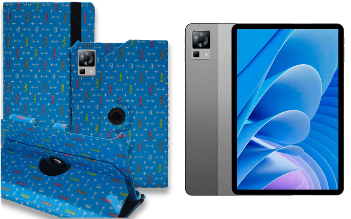 Чехол Spinner360 для планшета DOOGEE T30, T30 Pro, цвет Feshn Blue - Фото 1 Чехол Spinner360 для планшета DOOGEE T30, T30 Pro, цвет Feshn Blue - изображение 1