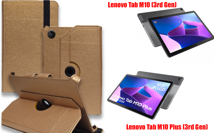 Чохол Spinner360 для планшета Lenovo Tab M10 (3rd Gen), M10 Plus (3rd Gen), колір Gold - Фото 1 Чохол Spinner360 для планшета Lenovo Tab M10 (3rd Gen), M10 Plus (3rd Gen), колір Gold - зображення 1