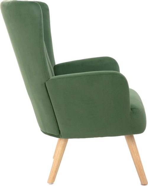 Fotel tapicerowany Homla MILLS 75 x 79 x 102 cm Green (5904183859521) - obraz 4