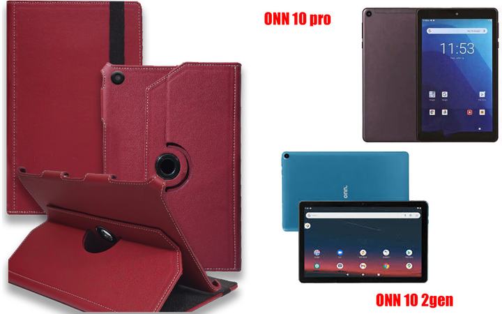 Чехол Spinner360 для планшета ONN 10 pro, ONN 10 2gen, цвет Bordo - Фото 1 Чехол Spinner360 для планшета ONN 10 pro, ONN 10 2gen, цвет Bordo - изображение 1