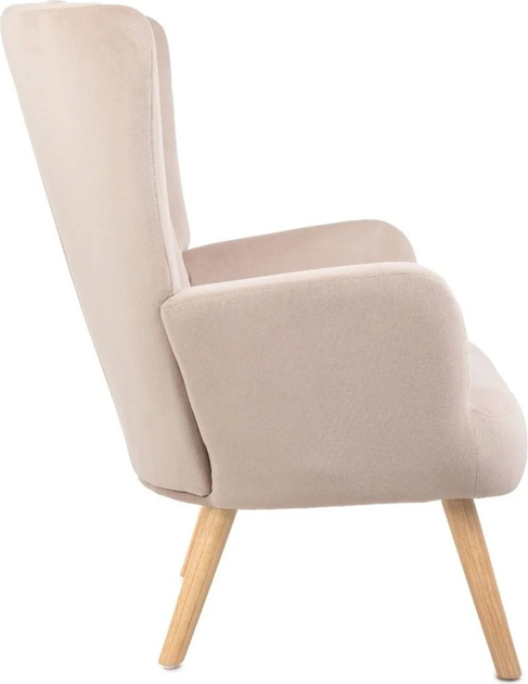 М'яке крісло Homla MILLS 75 x 79 x 102 см Beige (5904183859538) - зображення 3