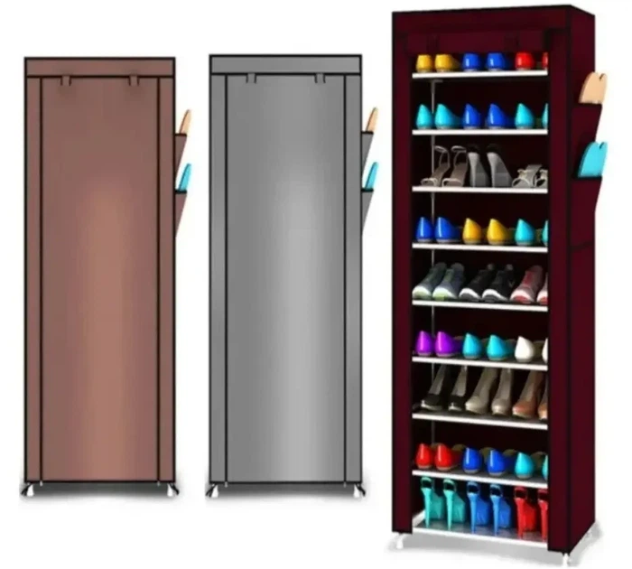 Стеллаж для хранения обуви Shoe Cabinet 160X60Х30 Полка для обуви Тканный стеллаж для обуви MAS - изображение 3