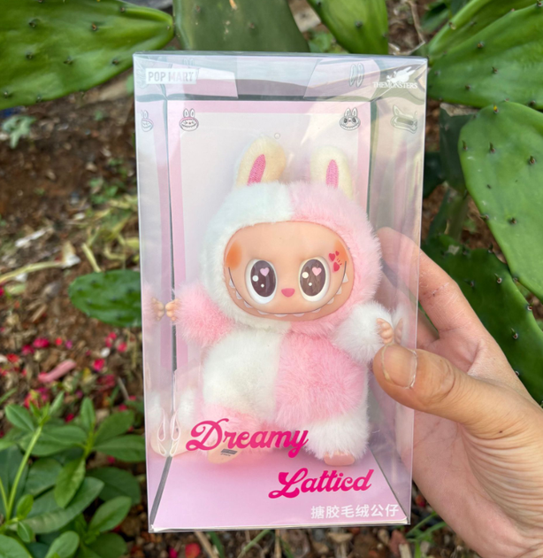 Мягкая игрушка Лабубу, брелок коллекционная The Monsters Labubu Dreamy Latticd, Popmart - Фото 1 Мягкая игрушка Лабубу, брелок коллекционная The Monsters Labubu Dreamy Latticd, Popmart - изображение 1