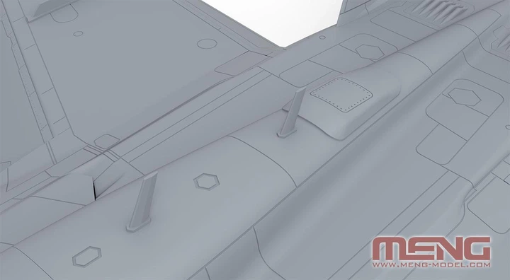Збірна модель 1/48 Літак Boeing EA-18G Growler Electronic Attack Aircraft Yellow Jackets Meng LS-019 - изображение 4