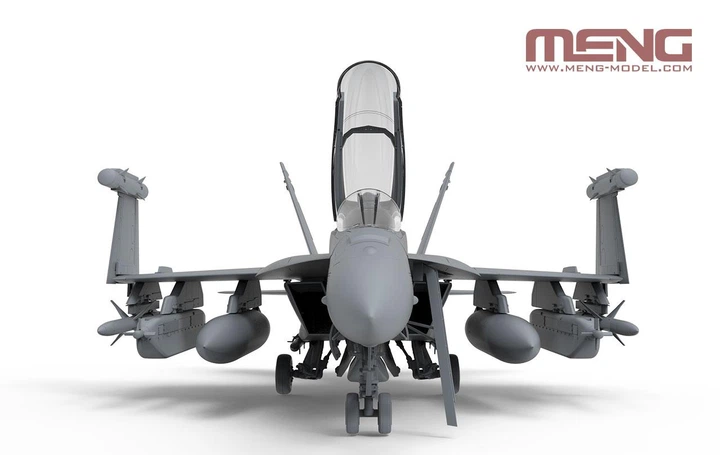Збірна модель 1/48 Літак Boeing EA-18G Growler Electronic Attack Aircraft Yellow Jackets Meng LS-019 - изображение 8