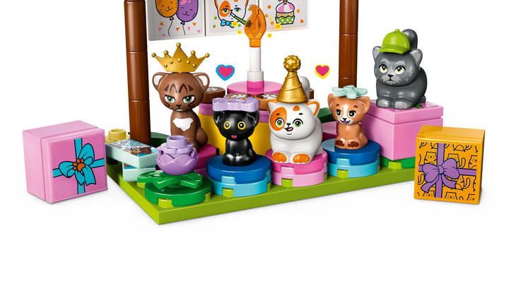 Конструктор LEGO Friends Вечірка з нагоди дня народження кота та будиночок на дереві 321 деталь (42666)  - зображення 6