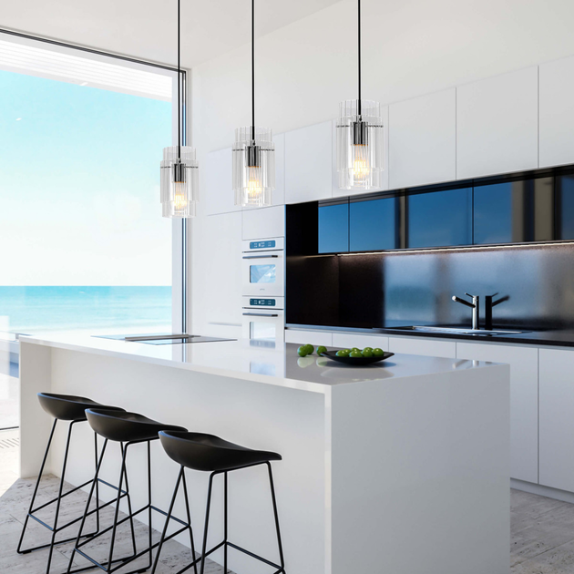 Підвісний світильник Light Prestige Series Savona 3 3 x E27 чорний (LP-707/3L) - зображення 2