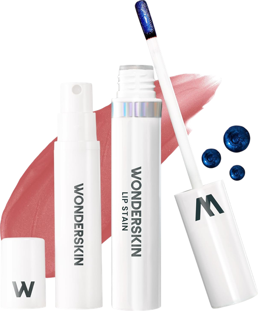Набір Wonderskin Wonder Blading Гелева маска для губ Whimsical 4 мл + Активатор-спрей 5 мл (850007254346) - зображення 1