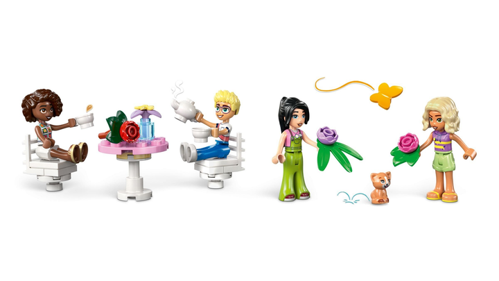 Zestaw klocków LEGO Friends Zielona kawiarnia i kwiaciarnia 1138 elementów (42671) - obraz 10
