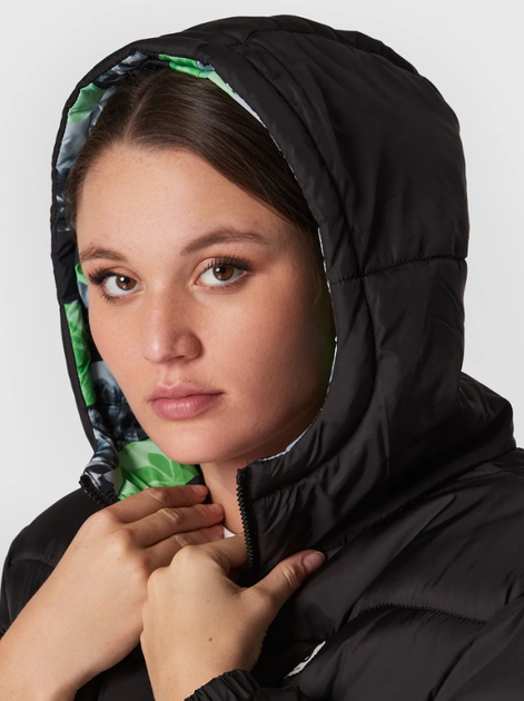 Kurtka zimowa damska Fila Titisee Reversible Oversized Puff Jacket FAW0243-80001 S Czarna (4064556333360) - obraz 9