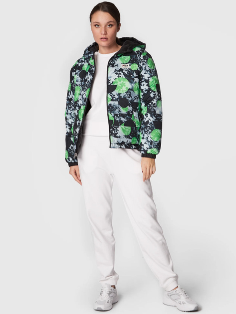 Куртка зимова жіноча Fila Titisee Reversible Oversized Puff Jacket FAW0243-80001 XS Чорна (4064556333384) - зображення 6