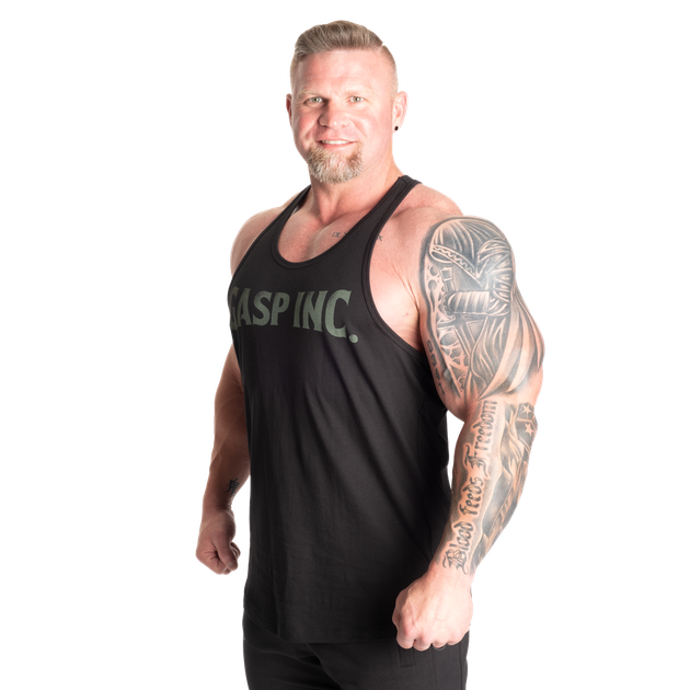 Спортивная майка GASP Essential T-Back Black/Green XL - Фото 2 Спортивная майка GASP Essential T-Back Black/Green XL - изображение 2