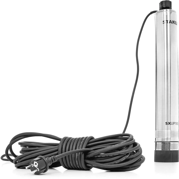 Свердловинний насос для чистої води Stanley 1 кВт, 5200 л/год SXUP1000XWE - Фото 3 Свердловинний насос для чистої води Stanley 1 кВт, 5200 л/год SXUP1000XWE - зображення 3