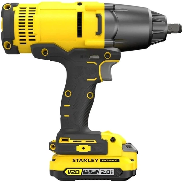 Аккумуляторный бесщеточный ударный гайковерт Stanley FatMax Li-Ion 18В MAX, 475 Нм, 1700 об/мин, 2500 уд/мин SFMCF900B - Фото 3 Аккумуляторный бесщеточный ударный гайковерт Stanley FatMax Li-Ion 18В MAX, 475 Нм, 1700 об/мин, 2500 уд/мин SFMCF900B - изображение 3