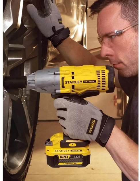 Аккумуляторный бесщеточный ударный гайковерт Stanley FatMax Li-Ion 18В MAX, 475 Нм, 1700 об/мин, 2500 уд/мин SFMCF900B - Фото 10 Аккумуляторный бесщеточный ударный гайковерт Stanley FatMax Li-Ion 18В MAX, 475 Нм, 1700 об/мин, 2500 уд/мин SFMCF900B - изображение 10