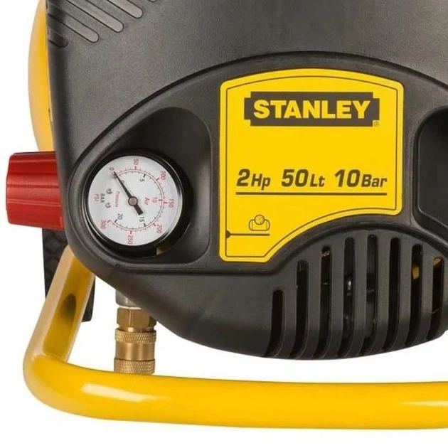 Компрессор воздушный поршневой Stanley 1.5кВт, 50л, 222л/мин, 10 Бар D230/10/50V - Фото 2 Компрессор воздушный поршневой Stanley 1.5кВт, 50л, 222л/мин, 10 Бар D230/10/50V - изображение 2