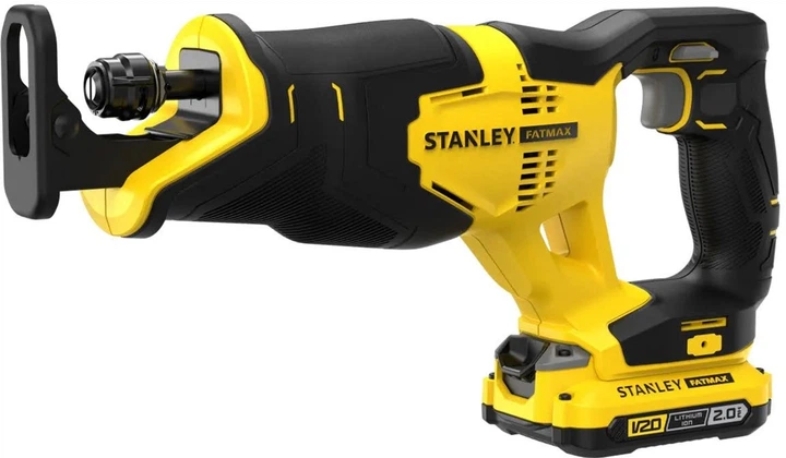 Пила сабельная аккумуляторная Stanley FatMax 18В (V20) Li-Ion, 2 Ач, 3000 ход/мин SFMCS300D2K - изображение 3