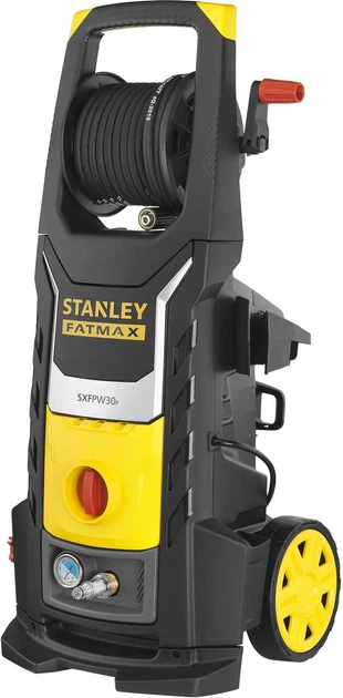 Мойка высокого давления электрическая бесщеточная Stanley FATMAX 3 кВт, 160 бар, 12 м, 600 л/год, 50°C, бак 1 л SXFPW30PE - изображение 2