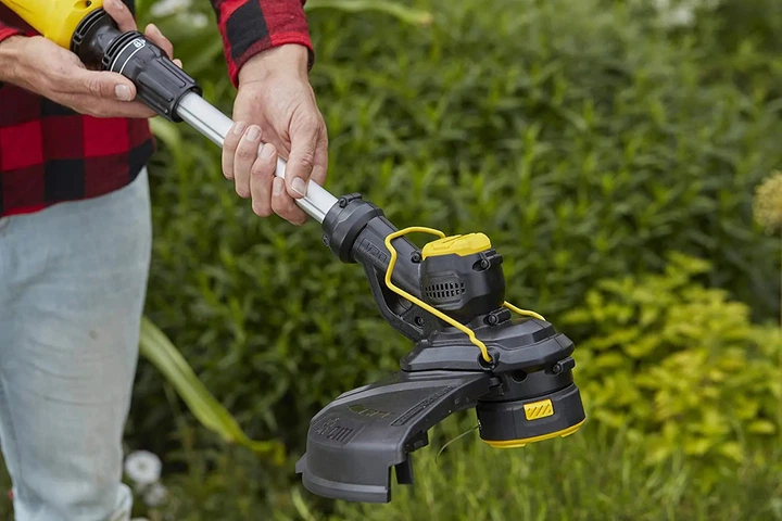 Триммер аккумуляторный Stanley FatMax 20 В, 4 Ач, 1.6 мм, ширина кошения 33 см, 6200 об/мин SFMCST933M1 - Фото 4 Триммер аккумуляторный Stanley FatMax 20 В, 4 Ач, 1.6 мм, ширина кошения 33 см, 6200 об/мин SFMCST933M1 - изображение 4