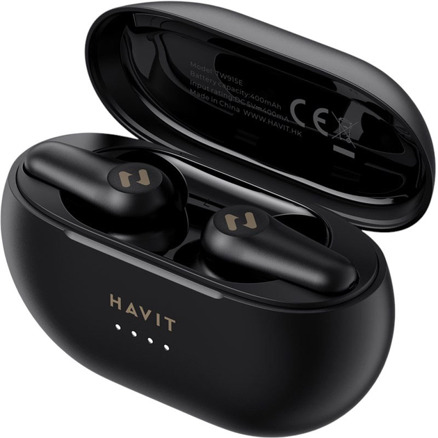 Słuchawki Havit TWS TW915E Black (TW915Eblack) - obraz 1