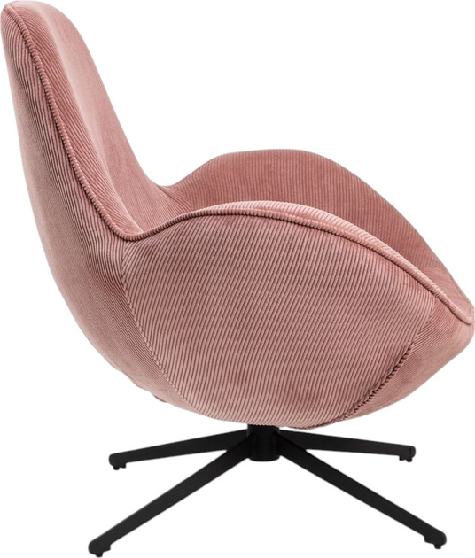 Крісло поворотне Homla LUNAIRE 86 x 76 x 87 см Pink (5906496710070) - зображення 3