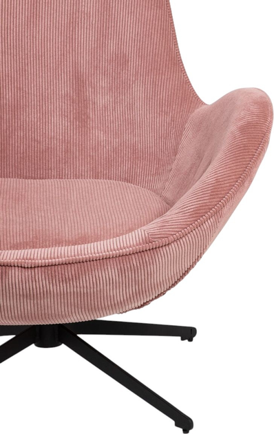 Крісло поворотне Homla LUNAIRE 86 x 76 x 87 см Pink (5906496710070) - зображення 4