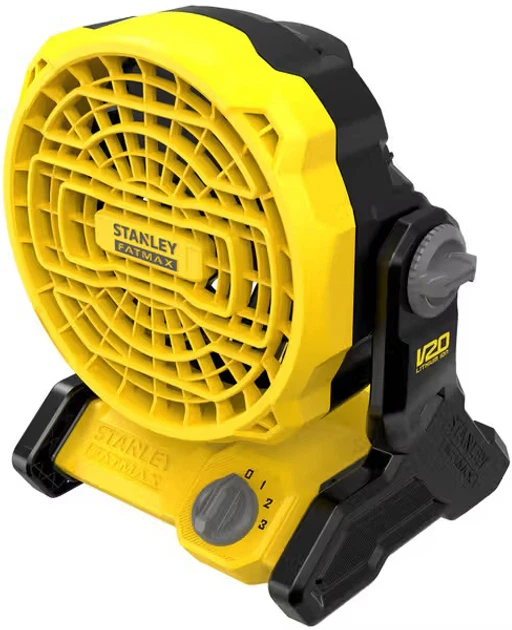 Воздуходувка-вентилятор аккумуляторный Stanley FatMax V20, 18В Li-lon, 1100 куб.м/час, 178 мм SFMCE001B - изображение 2
