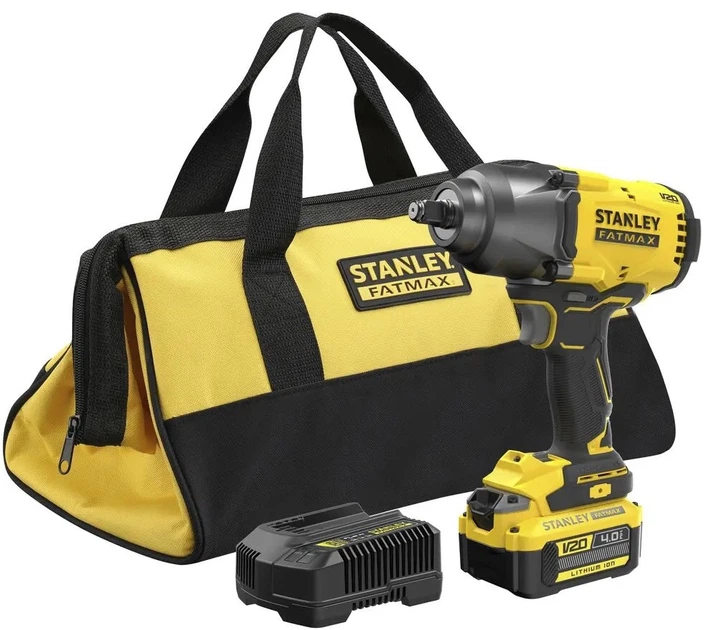 Гайковерт аккумуляторный ударный бесщеточный Stanley FatMax V20 18 В, 950 Нм, 2000 об/мин, 2600 уд/мин, 4 Ач SFMCF940M1 - изображение 2