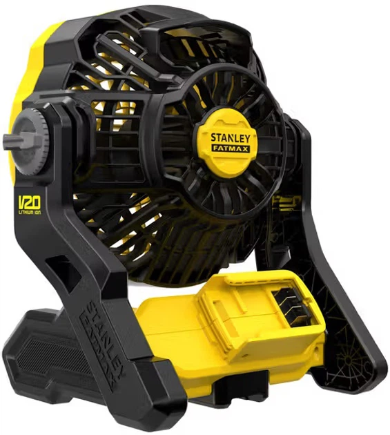 Воздуходувка-вентилятор аккумуляторный Stanley FatMax V20, 18В Li-lon, 1100 куб.м/час, 178 мм SFMCE001B - изображение 3