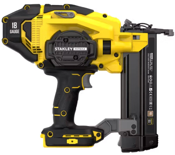 Пистолет гвоздезабивной аккумуляторный бесщеточный Stanley FatMax V20 18В SFMCN618B - Фото 3 Пистолет гвоздезабивной аккумуляторный бесщеточный Stanley FatMax V20 18В SFMCN618B - изображение 3
