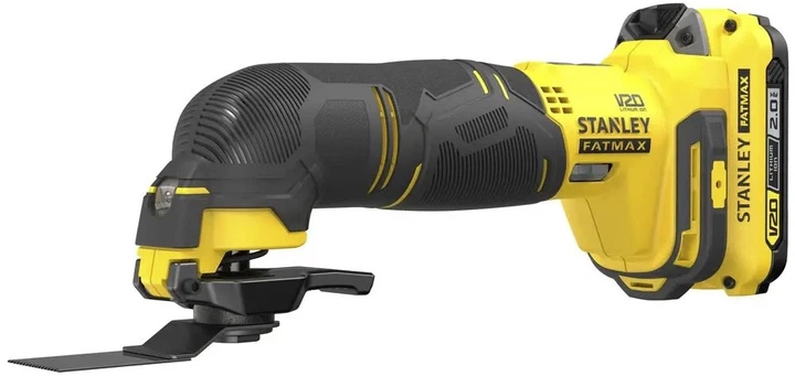 Многофункциональный инструмент аккумуляторный Stanley FatMax 18В, Li-Ion, 8000-18000 об/мин, 2*2 Ач и зарядное устройство SFMCE500D2K - изображение 2