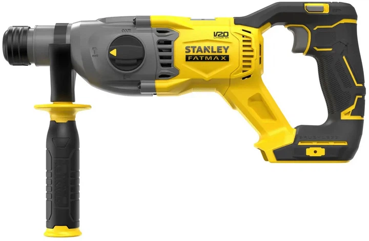 Перфоратор акумуляторний Stanley FatMax Li-Ion 18 В, 2.0 Дж, 3 режими, 5500 уд/хв, 1500 об/хв SFMCH900B - зображення 2