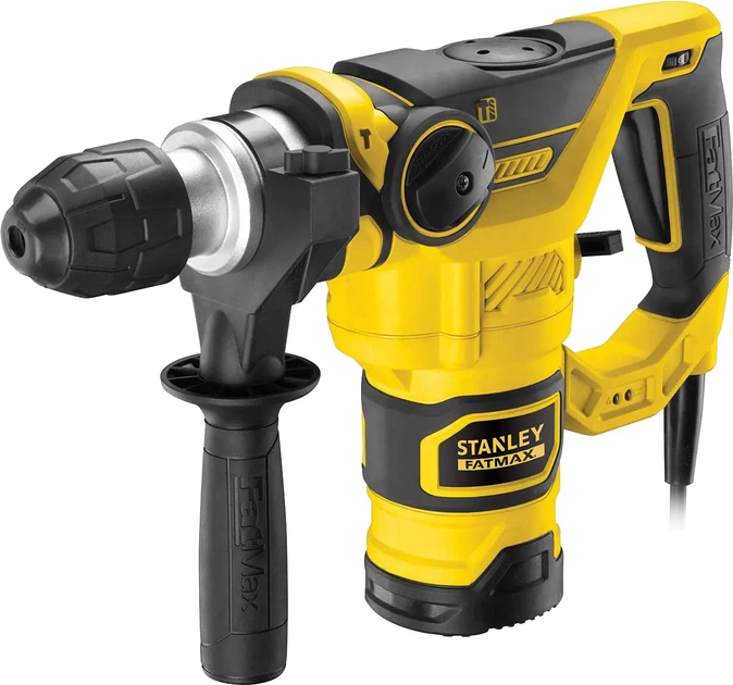 Перфоратор сетевой Stanley FatMax SDS-Plus, 1250 Вт, 3,2 Дж, 850 об/мин, 4100 уд/мин FME1250K - Фото 1 Перфоратор сетевой Stanley FatMax SDS-Plus, 1250 Вт, 3,2 Дж, 850 об/мин, 4100 уд/мин FME1250K - изображение 1