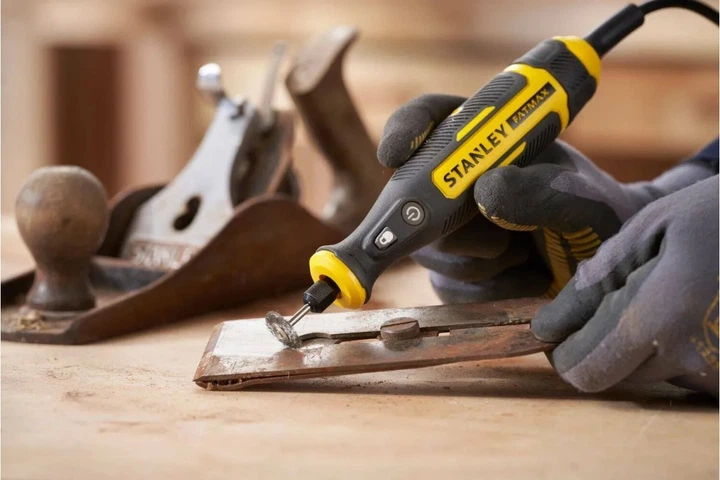 Мини-прямошлифовальная машина Stanley FatMax V20, 18В Li-lon, 34000 об/мин, цанга 3,175 мм (1/8") SFMCE030B - изображение 5