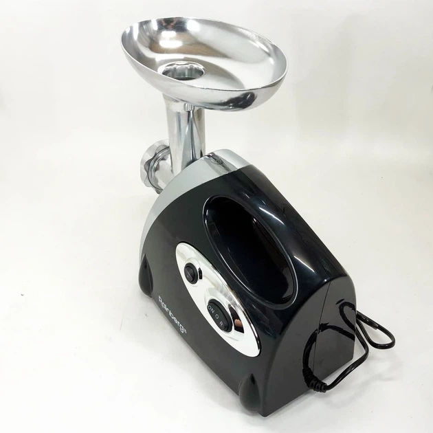 Мясорубка Rainberg RB-675 3800W с соковыжималкой, электрическая металл. Цвет: черный - изображение 12