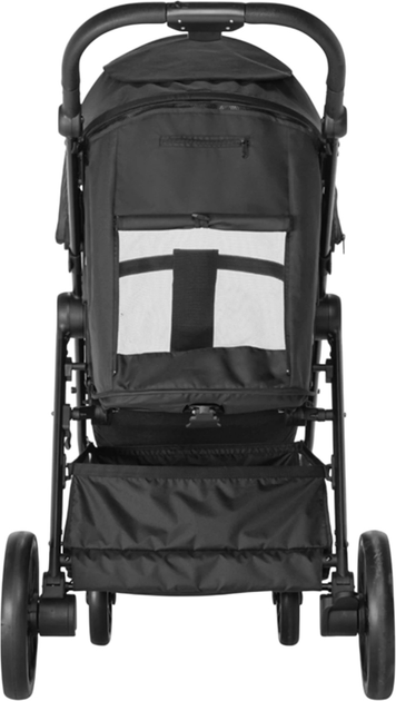 Прогулянкова коляска Kidnort Sjölejon Чорна (5902983624141) - зображення 3