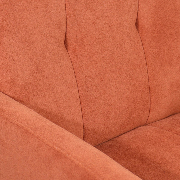 М'яке крісло Homla PELLE 74 x 68 x 72 см Orange (5906496737787) - зображення 3