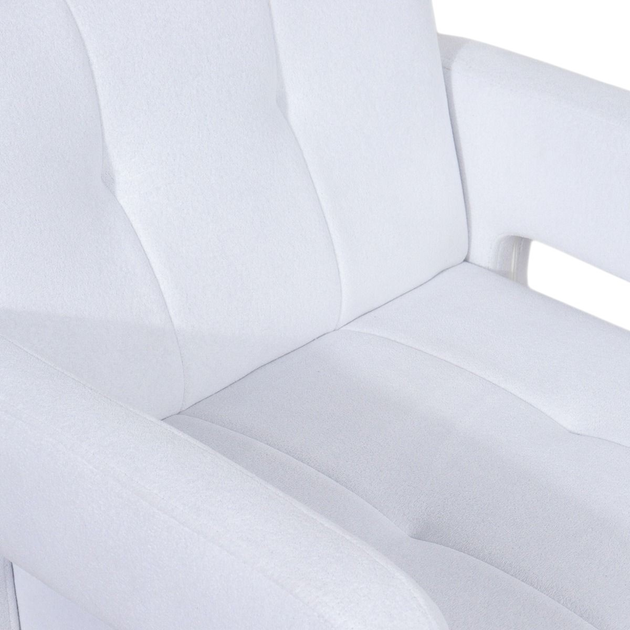 М'яке крісло Homla PELLE 74 x 68 x 72 см White (5906496737763) - зображення 4