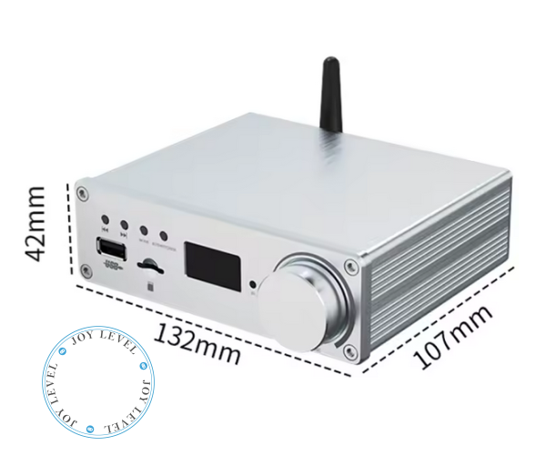 Усилитель двухканальный BRZHIFI Audio C40 Hi-Fi 130x2 Вт на базе TPA3250 и ЦАП ES9023 - поддержка Bluetooth и пульта управления Цвет Металлик - Фото 3 Усилитель двухканальный BRZHIFI Audio C40 Hi-Fi 130x2 Вт на базе TPA3250 и ЦАП ES9023 - поддержка Bluetooth и пульта управления Цвет Металлик - изображение 3